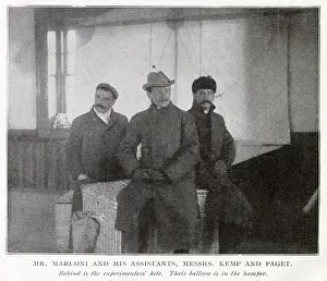Breakthrough: Marconi with his Assistants 1901