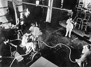 23th: The Marconi E.M.I. studio with two