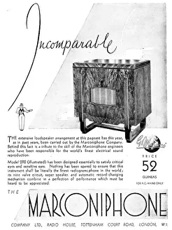 Misc: Marconiphone Radiogramaphone - 52 Guineas