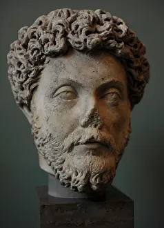 Antonine: Marcus Aurelius (121-180 AD). Roman emperor. Carlsberg Glypt