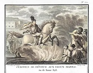Chasm: Marcus Curtius sacrifices himself for Rome