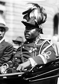 Resplendent: Marcus Garvey, the Negro Moses, rides through ?