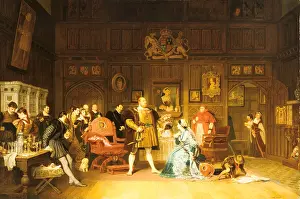 Lute: Marcus Stone (1840-1921) British history painter
