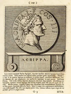 Gods And Heroes: Marcus Vipsanius Agrippa wearing a rostral crown