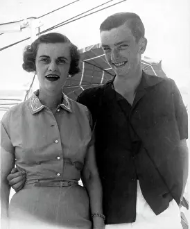 Stavros: Margaret Campbell, Duchess of Argyll, and son Brian