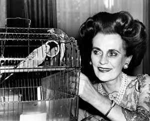 Autobiography: Margaret, Duchess of Argyll, with budgerigar