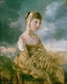 Gleaning: Margaret Gainsborough gleaning