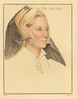 Dessin: Margaret, Lady Elyot, died 1569