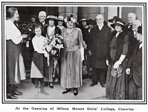 Presenting: Margaret Lloyd George, Opening of Milton Mount Girls College