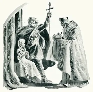 Jul18: Margaret, Maid of Norway, crowned