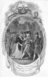 Englishwoman: Margaret Nicholson attempts to assassinate the king