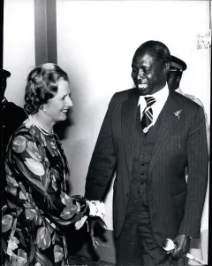 Arap: Margaret Thatcher and Daniel Arap Moi of Kenya