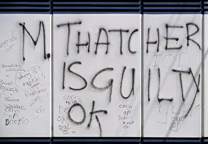 Docklands: Margaret Thatcher Graffiti