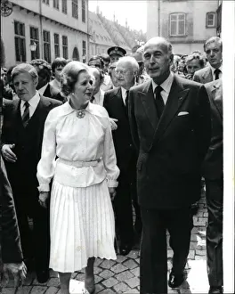 Walkabout: Margaret Thatcher, Helmut Schmidt, Giscard d'Estaing