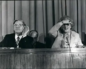Millbank: Margaret Thatcher and Helmut Schmidt, London