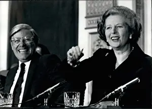 Herr: Margaret Thatcher and Helmut Schmidt, London