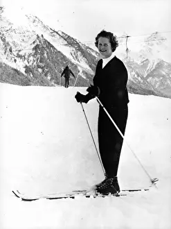 Scholarship: Margaret Thatcher skiing in Switzerland