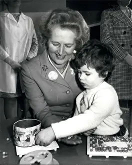 Guiness: Margaret Thatcher visiting play group in Coventry