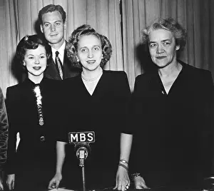 Paralysis: Margaret Truman conducted a broadcast from the