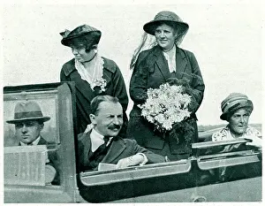 Louth: Margaret Wintringham during her election campaign