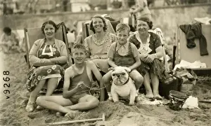 ON MARGATE BEACH 1920S
