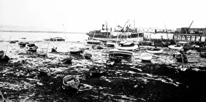 Margate harbour at low tide