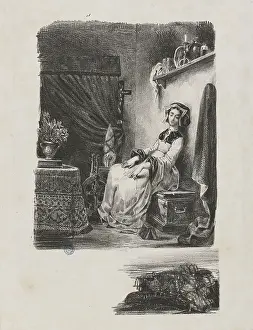 Marguerite: Marguerite at the Spinning Wheel