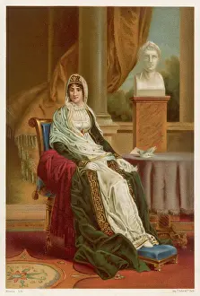 Footstool: MARIA BONAPARTE/MOTHER