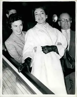 Escalator: Maria Callas, opera singer