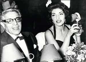 Boyfriend: Maria Callas, opera singer, and Aristotle Onassis