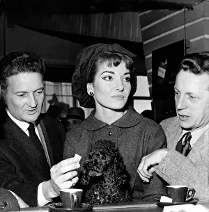 Recognisable: Maria Callas, opera singer, in Paris