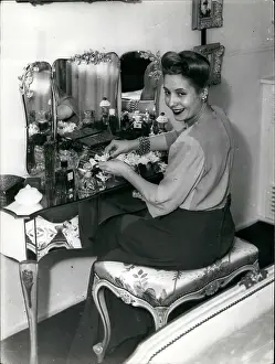 Evita: Maria Eva Duarte de Peron at her dressing table