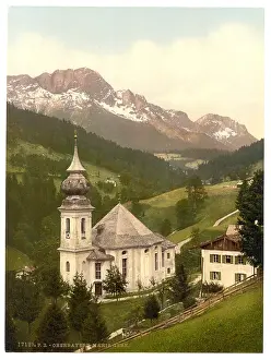 Gern: Maria Gern, general view, Upper Bavaria, Germany