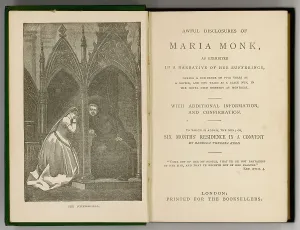 Disclosures: MARIA MONK REVELATIONS