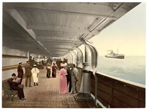 Theresia: Maria Theresia, Promenade Deck, North German Lloyd, Royal Ma