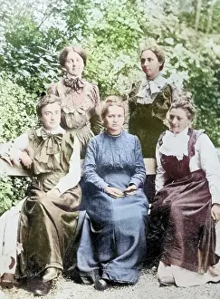 Prizes: Marie Curie and Students, c. 1910