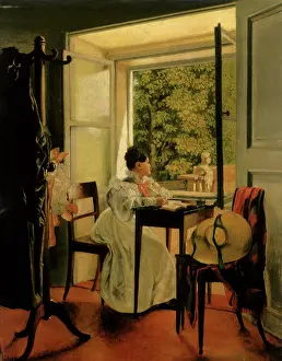 Krafft: Marie Krafft at her Writing Desk