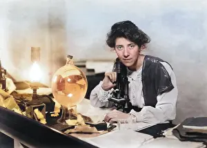 Remembered: Marie Stopes in Laboratory, 1904