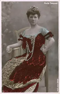 Ballgown: Marie Tempest - famous British light soprano