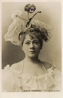 Dandelions: Marie Tempest with hat of Clock Dandelions