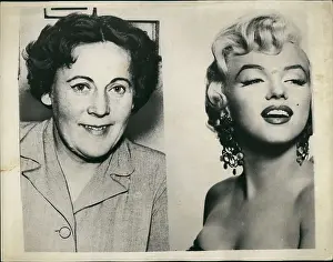 Ther: Marilyn Monroe, American actress, and possible half-sister
