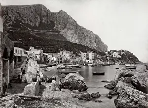 Breakwater: Marina at Capri, Italy