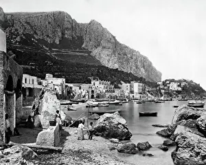 Marina on the Isle of Capri, Italy