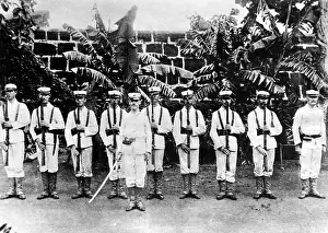 Cavite: Marine detatchment that ran up the first ?