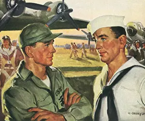 Fliers: Marine and Navy Man