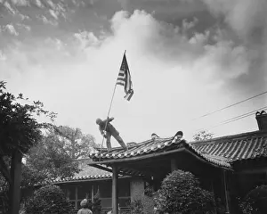 Raged: Marine raises U.S. flag at American consulate