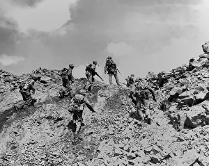 Postion: Marines making a direct frontal attack on a Japanese