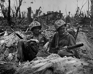 Caliber: Marines smoke cigarettes, but keep their weapons