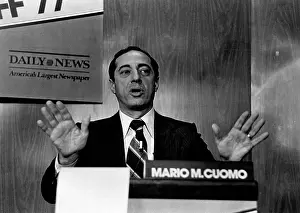 Stays: Mario Cuomo, candidate for Mayor of New York