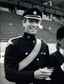 Marl: Mark Phillips with equestrian team at Munich Olympics